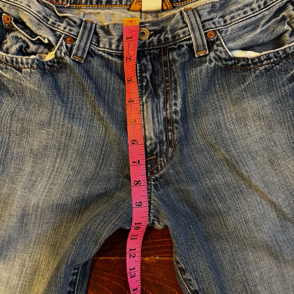 Vintage Mens Lucky Brand Dungarees-Virtue Vintage Straight. 32x33 (long inseam) - Picture 4 of 12